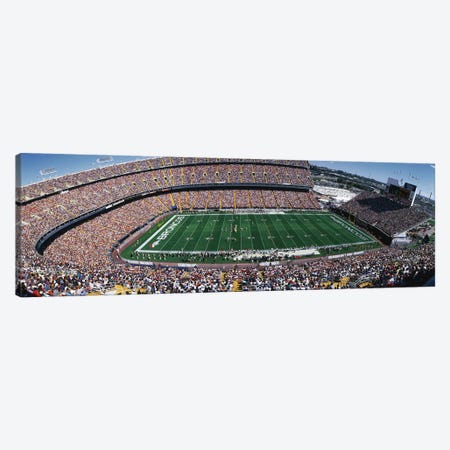 Sold Out Crowd at Mile High Stadium Canvas Print #PIM3300} by Panoramic Images Art Print