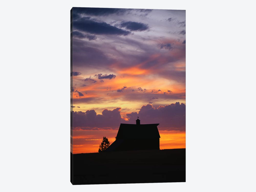 Barn at Sunset by Panoramic Images 1-piece Canvas Wall Art