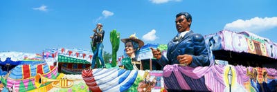 Mardi Gras Floats by Panoramic Images canvas print