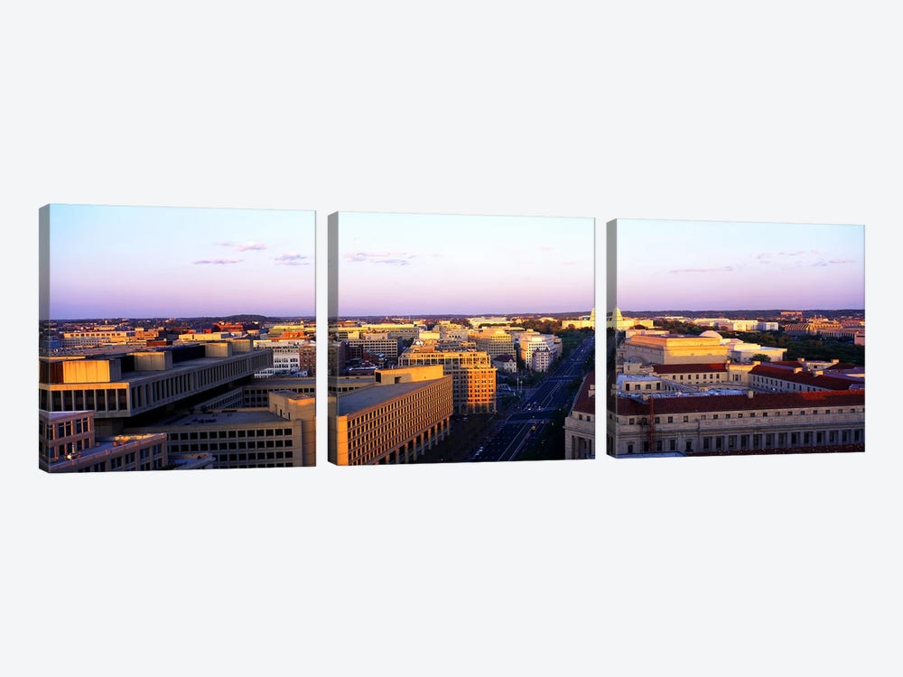 Pennsylvania Ave Washington DC by Panoramic Images 3-piece Canvas Wall Art