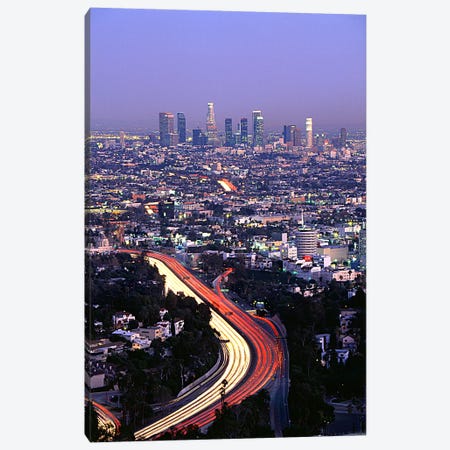 Hollywood Freeway Los Angeles CA Canvas Print #PIM3305} by Panoramic Images Canvas Art