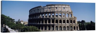 Colosseum (Flavian Amphitheatre), Rome, Lazio Region, Italy Canvas Art Print - Rome Art