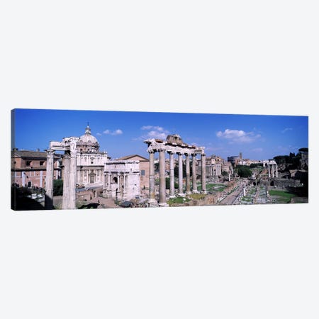 Roman Forum (Forum Romanum), Rome, Lazio Region, Italy Canvas Print #PIM3312} by Panoramic Images Canvas Wall Art