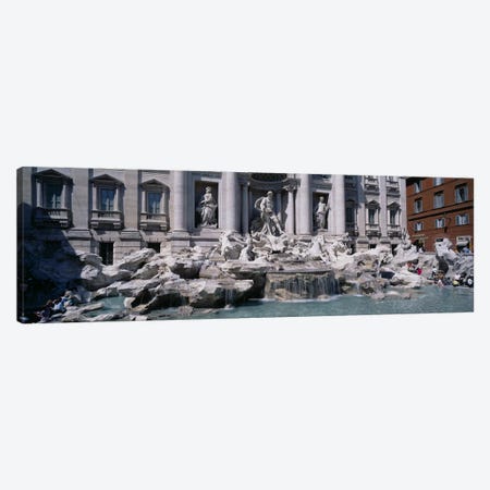 Trevi Fountain, Rome, Lazio, Italy Canvas Print #PIM3316} by Panoramic Images Canvas Art Print