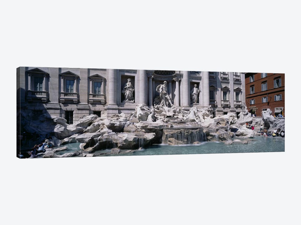 Trevi Fountain, Rome, Lazio, Italy by Panoramic Images 1-piece Canvas Print