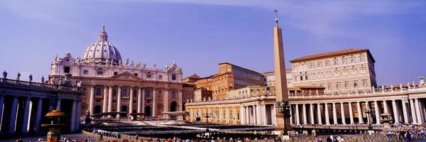 Lazio: Vatican, St Peters Square, Rome, Italy by Panoramic Images