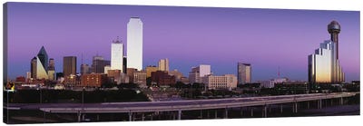 Buildings in a city, Dallas, Texas, USA Canvas Art Print - Texas Art