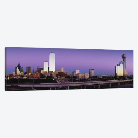 Buildings in a city, Dallas, Texas, USA Canvas Print #PIM3326} by Panoramic Images Canvas Artwork