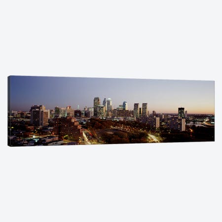 High angle view of a city, Philadelphia, Pennsylvania, USA Canvas Print #PIM3328} by Panoramic Images Art Print