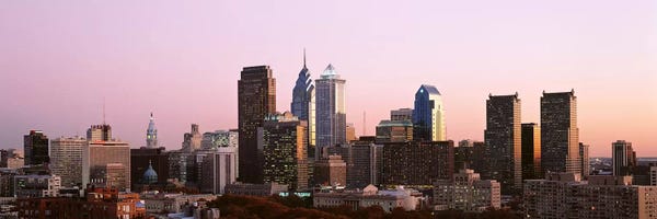 Pennsylvania: Skyscrapers in a city, Philadelphia, Pennsylvania, USA #2 by Panoramic Images
