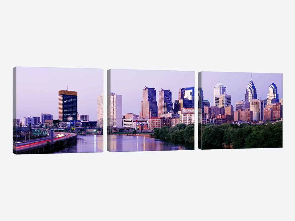 Philadelphia PA #2 by Panoramic Images 3-piece Canvas Wall Art