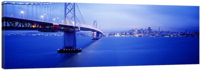 Bay Bridge San Francisco CA Canvas Art Print - San Francisco Skylines