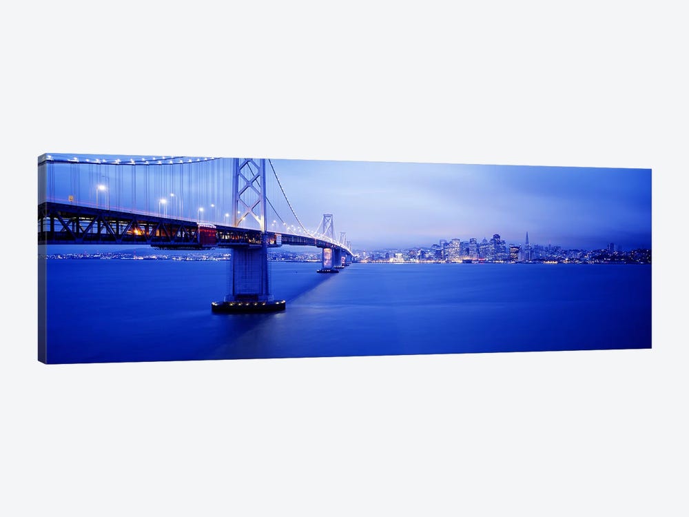 Bay Bridge San Francisco CA by Panoramic Images 1-piece Canvas Print