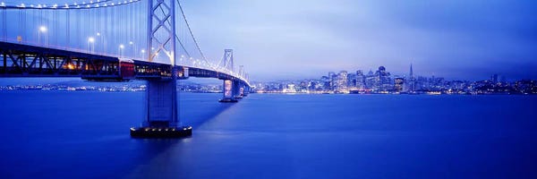 San Francisco: Bay Bridge San Francisco CA by Panoramic Images