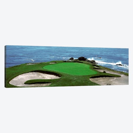 Pebble Beach Golf Course 8th Green Carmel CA Canvas Print #PIM333} by Panoramic Images Canvas Art