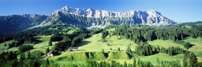 Mountainside Farmland, Upper Emmantel, Switzerland by Panoramic Images multi panel art