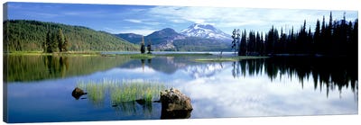 Cascade Mountains, Oregon, USA Canvas Art Print - Panoramic & Horizontal Wall Art