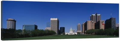Buildings in a city, St Louis, Missouri, USA Canvas Art Print - Missouri Art