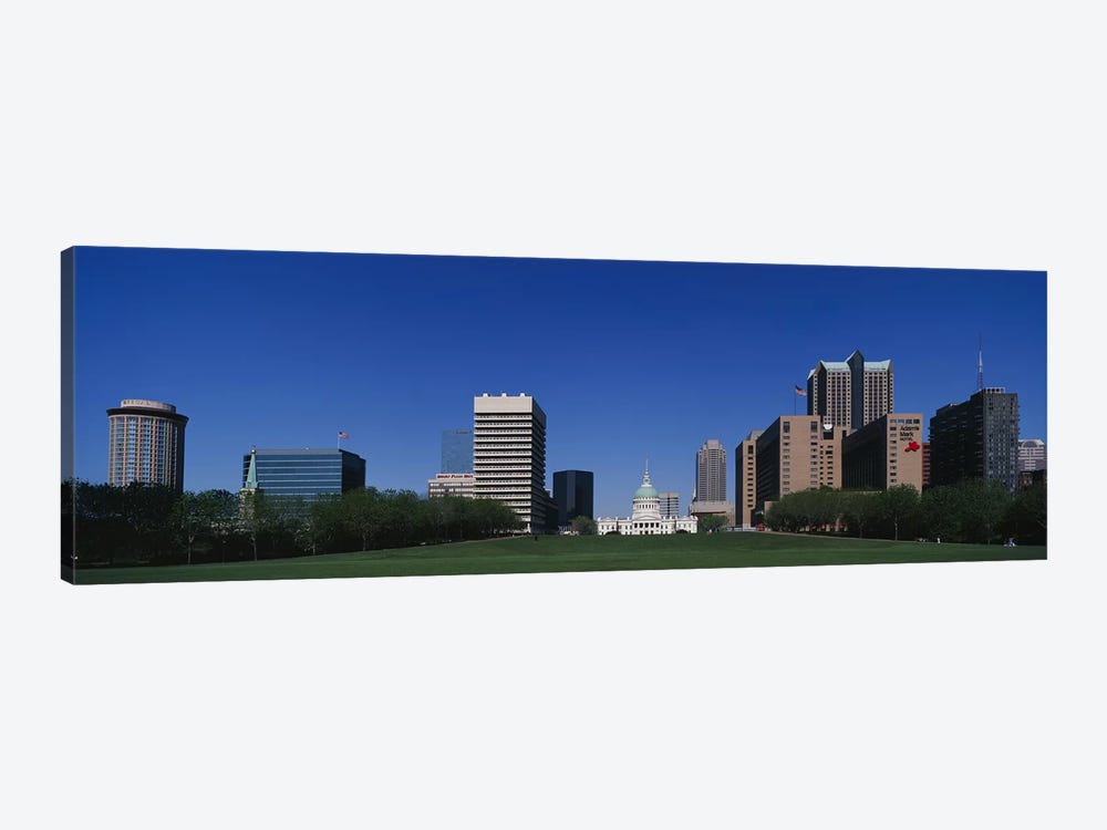 Buildings in a city, St Louis, Missouri, USA by Panoramic Images 1-piece Canvas Print