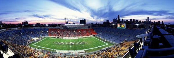 Chicago: Soldier Field FootballChicago, Illinois, USA by Panoramic Images