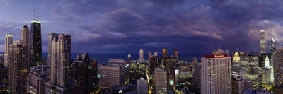 Evening Chicago IL by Panoramic Images canvas print