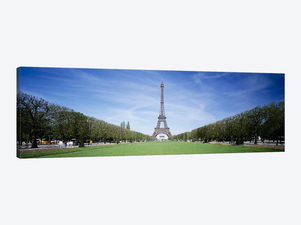 The Eiffel Tower Paris France by Panoramic Images 1-piece Canvas Wall Art