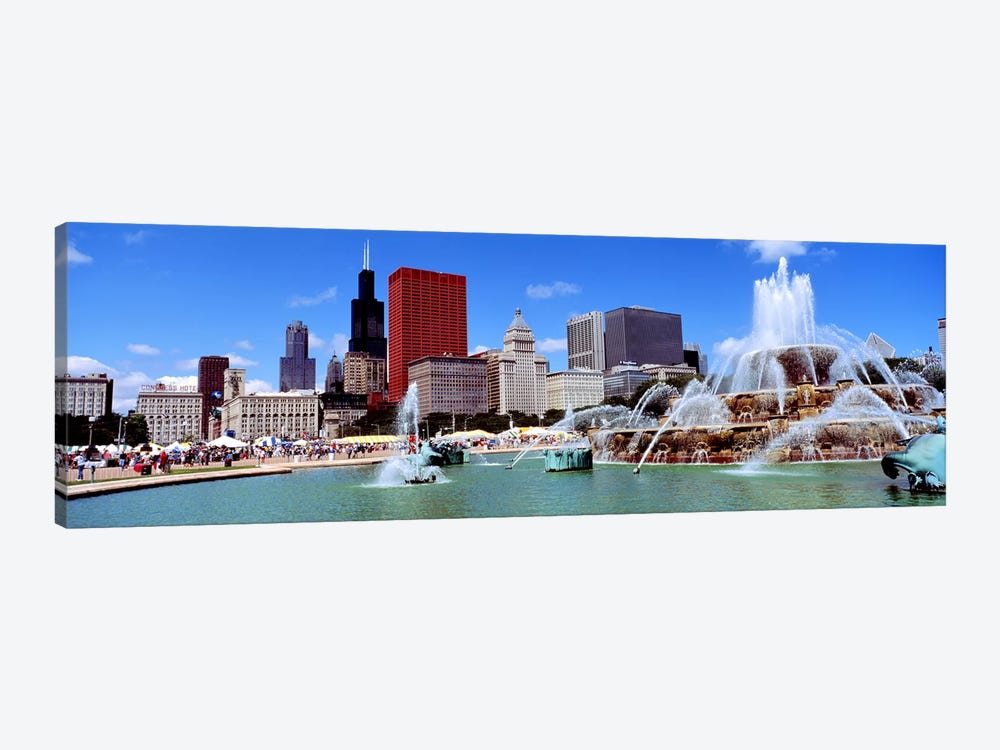 SummerChicago, Illinois, USA by Panoramic Images 1-piece Canvas Artwork