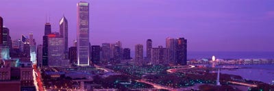 Evening Chicago IL USA by Panoramic Images acrylic art print