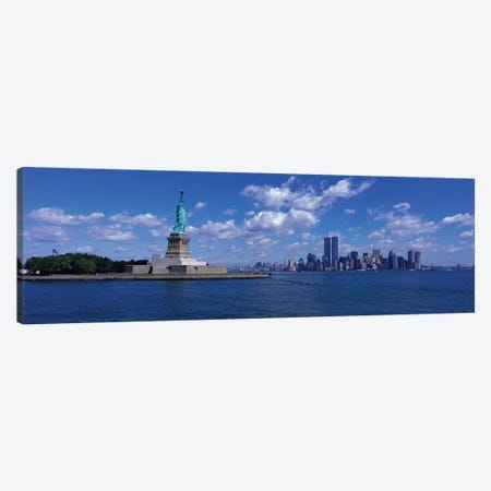 New York, Statue of Liberty, USA Canvas Print #PIM3360} by Panoramic Images Canvas Art Print