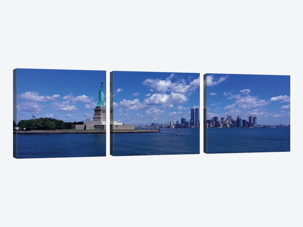 New York, Statue of Liberty, USA by Panoramic Images 3-piece Canvas Artwork