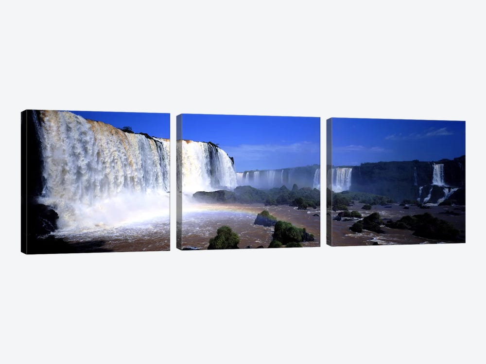 Iguazu Falls, Argentina by Panoramic Images 3-piece Canvas Wall Art