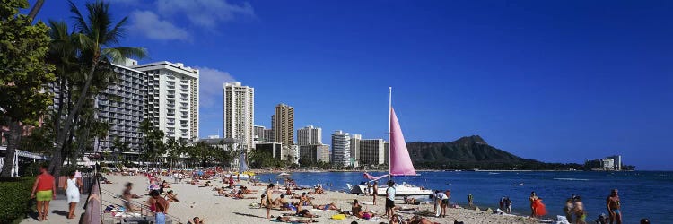 Waikiki Beach Oahu Island HI USA by Panoramic Images wall art
