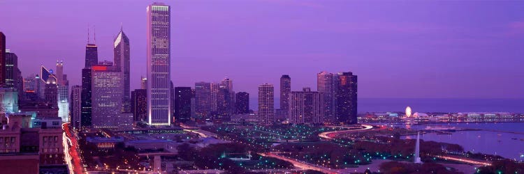 Evening Chicago IL USA by Panoramic Images wall art