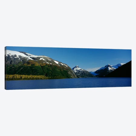 Mountains at the seaside, Chugach National Forest, near Anchorage, Alaska, USA Canvas Print #PIM3378} by Panoramic Images Canvas Artwork