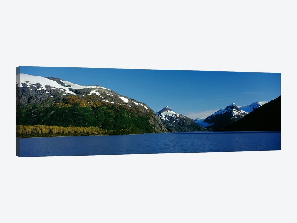 Mountains at the seaside, Chugach National Forest, near Anchorage, Alaska, USA by Panoramic Images 1-piece Canvas Art Print