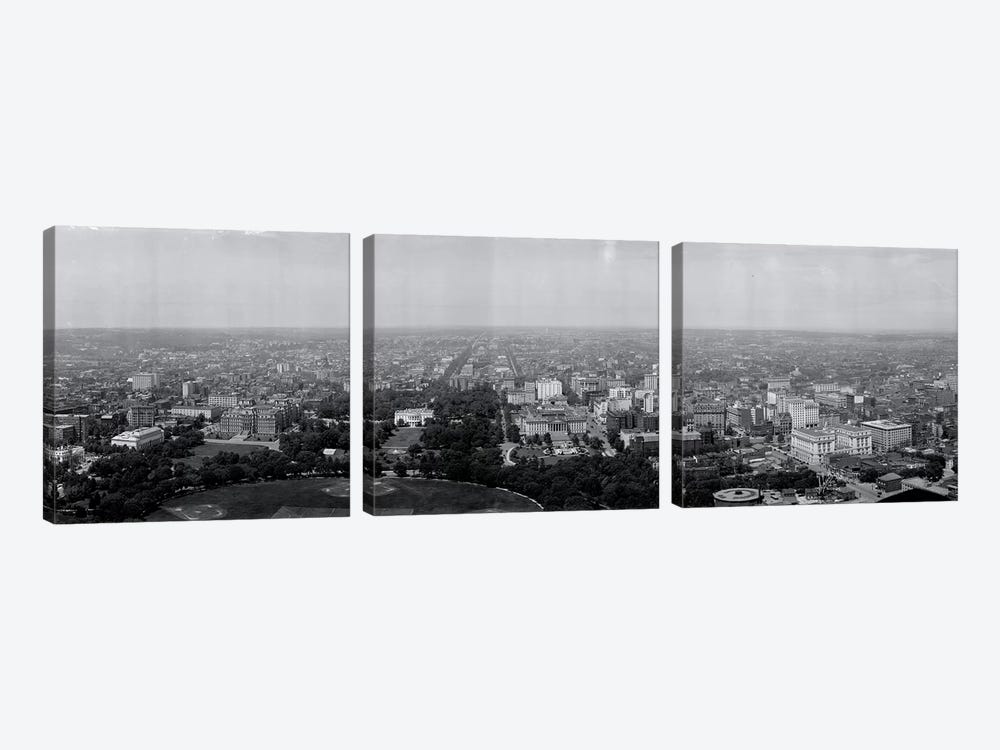 North view Washington DC by Panoramic Images 3-piece Canvas Art Print