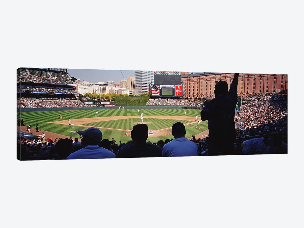 Camden Yards Baseball Game Baltimore Maryland USA by Panoramic Images 1-piece Canvas Wall Art