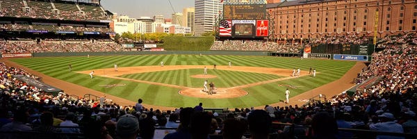 Stadiums: Camden Yards Baseball Game Baltimore Maryland USA #2 by Panoramic Images