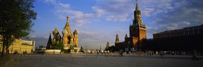 Cathedral at a town square, St. Basil's Cathedral, Red Square, Moscow, Russia #2 by Panoramic Images multi panel art