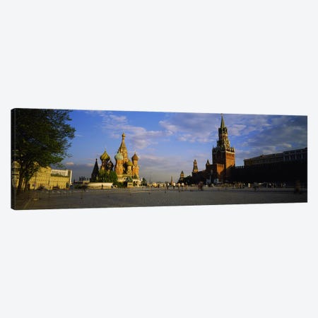 Cathedral at a town square, St. Basil's Cathedral, Red Square, Moscow, Russia #2 Canvas Print #PIM3394} by Panoramic Images Canvas Art Print