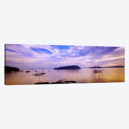 Frenchman Bay At Twilight, Hancock County, Maine, USA Canvas Print #PIM3395} by Panoramic Images Canvas Art Print