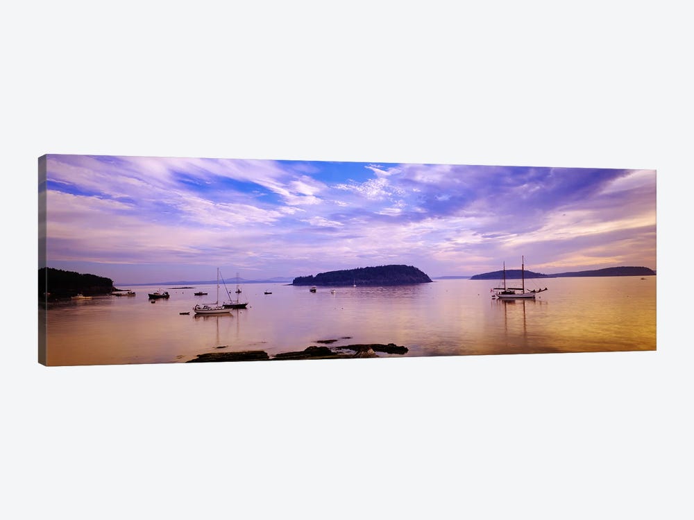 Frenchman Bay At Twilight, Hancock County, Maine, USA by Panoramic Images 1-piece Canvas Artwork