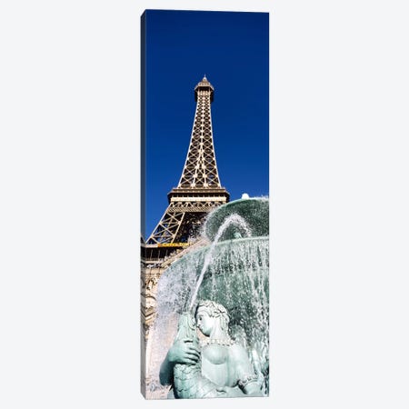 Fountain Eiffel Tower Las Vegas NV Canvas Print #PIM3409} by Panoramic Images Canvas Wall Art