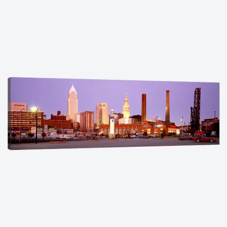 Skyline, Cleveland, Ohio, USA Canvas Print #PIM340} by Panoramic Images Canvas Art Print