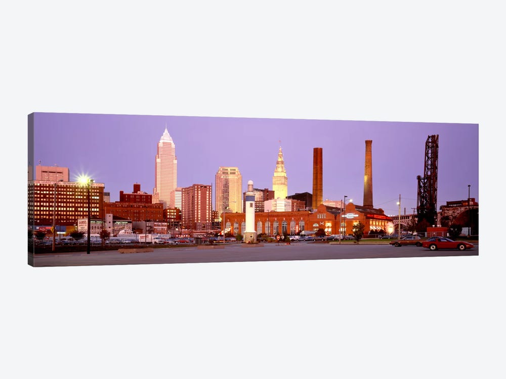 Skyline, Cleveland, Ohio, USA by Panoramic Images 1-piece Canvas Artwork