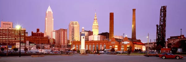 Ohio: Skyline, Cleveland, Ohio, USA by Panoramic Images