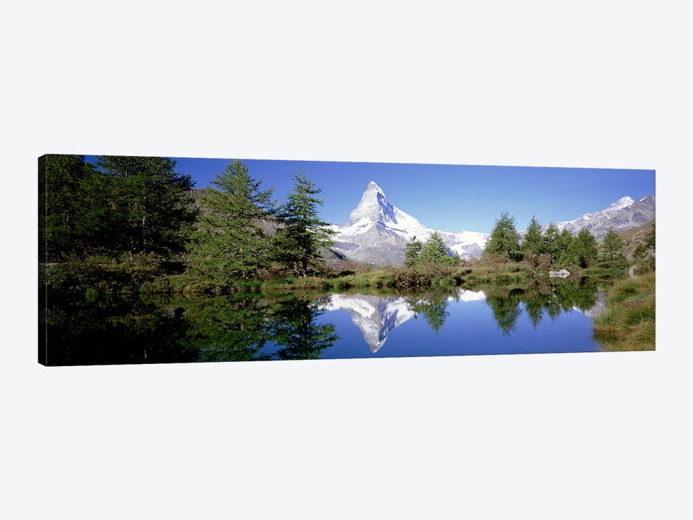 Matterhorn's Riffelsee Reflection, Valais, Switzerland by Panoramic Images 1-piece Art Print