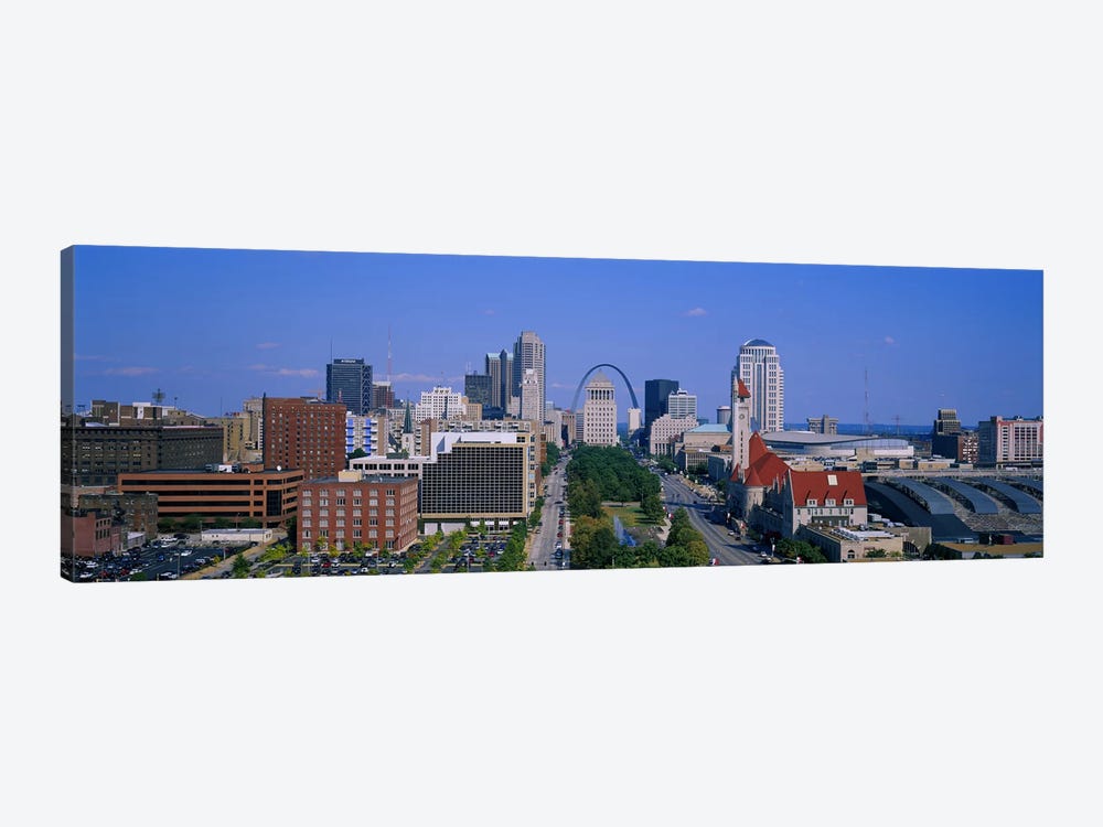 High Angle View Of A City, St Louis, Missouri, USA by Panoramic Images 1-piece Canvas Print