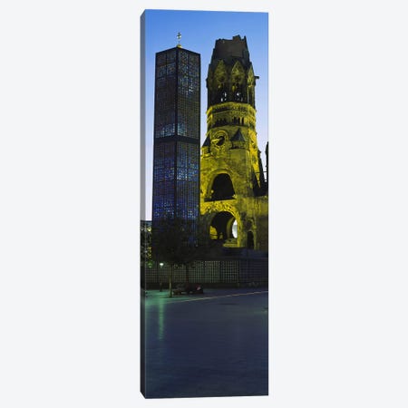 Tower of a church, Kaiser Wilhelm Memorial Church, Berlin, Germany Canvas Print #PIM3425} by Panoramic Images Canvas Print