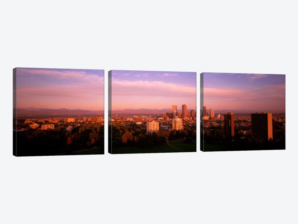 Denver CO by Panoramic Images 3-piece Canvas Print